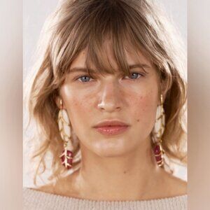 Zara colorful stone earrings ✨✨💕 NWT